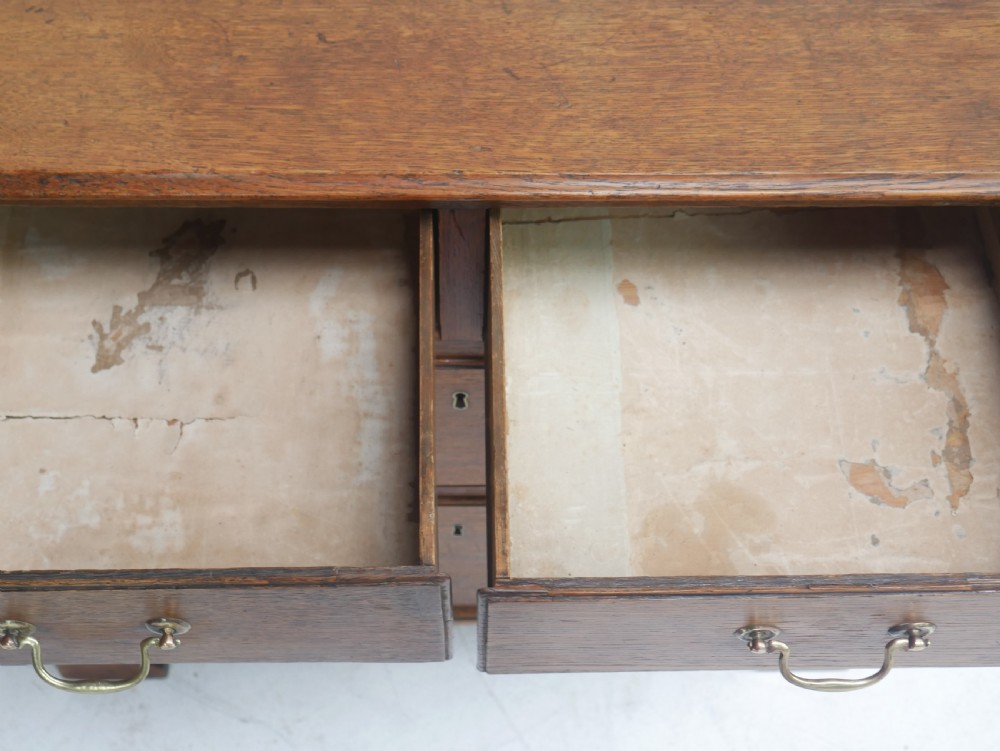 Small Georgian Oak Chest of Drawers 78cm Wide View VII