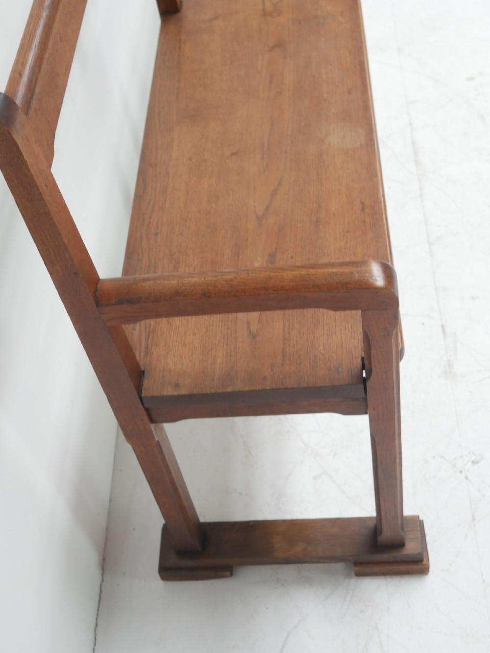 Oak Hall Bench Circa 1900 View IX