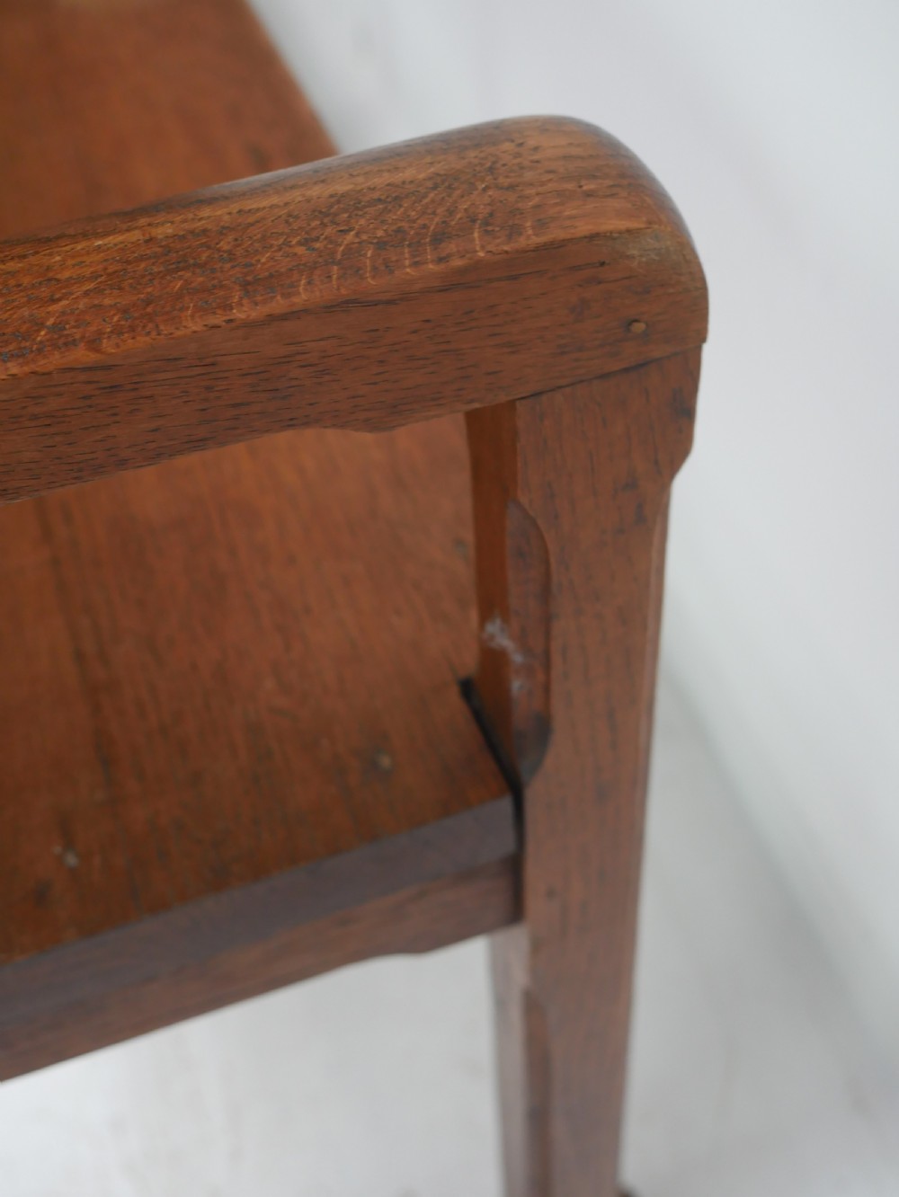 Oak Hall Bench Circa 1900 View XII
