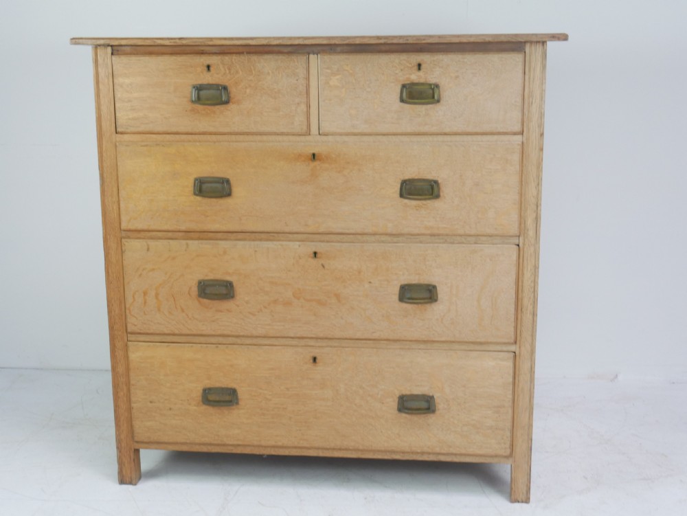 Heals Oak Chest of Drawers View XI