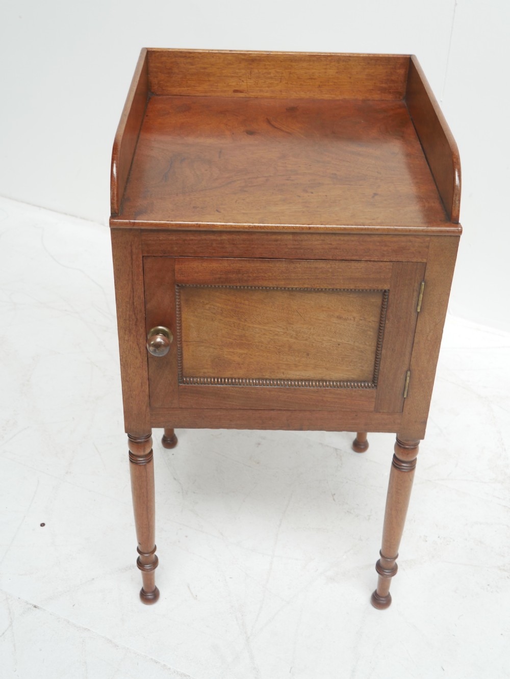 Scottish Regency Bedside Table View VIII