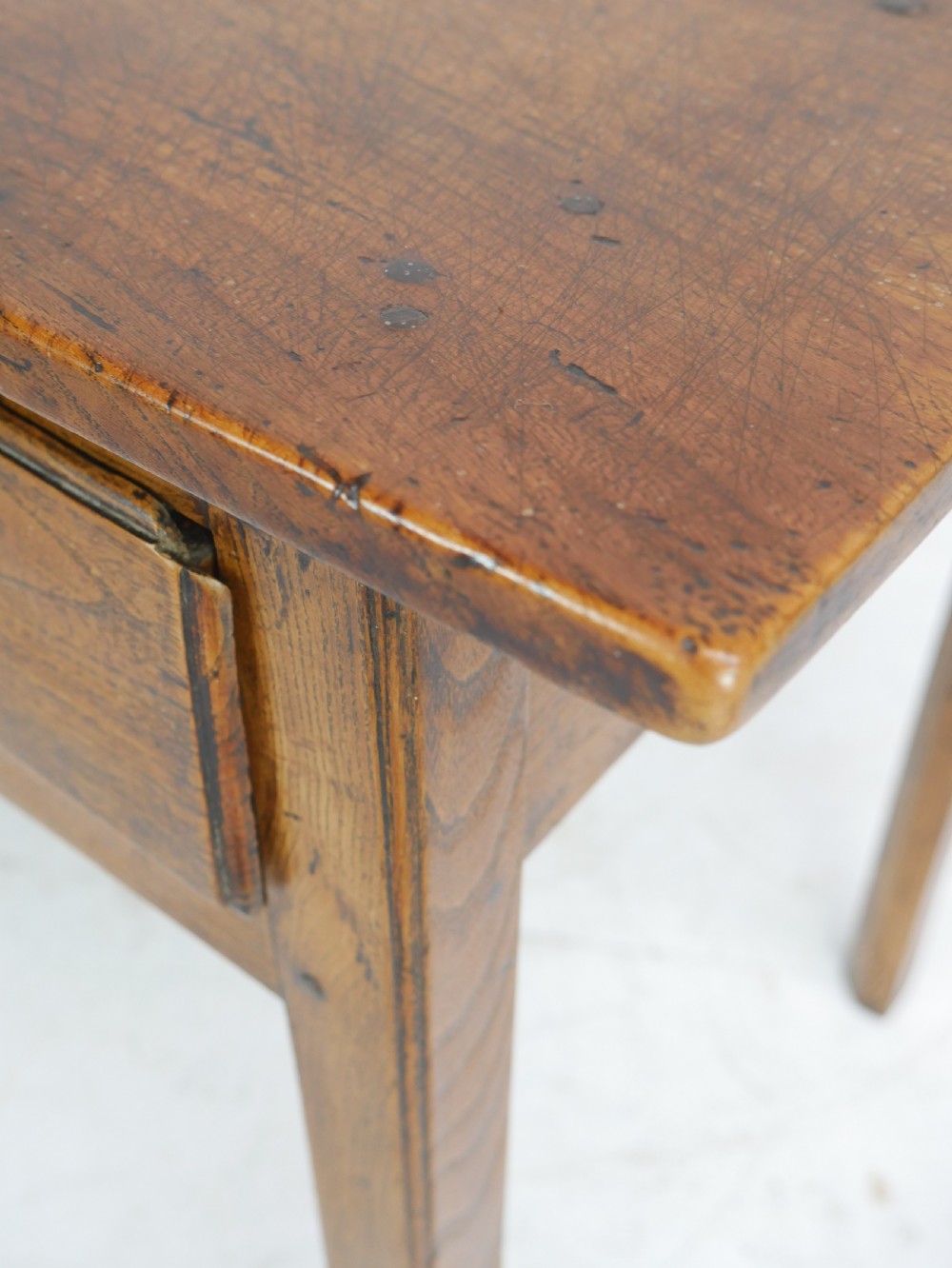 Georgian Elm Side Table  View VII