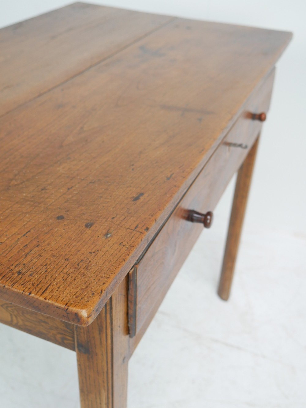 Georgian Elm Side Table  View XIV