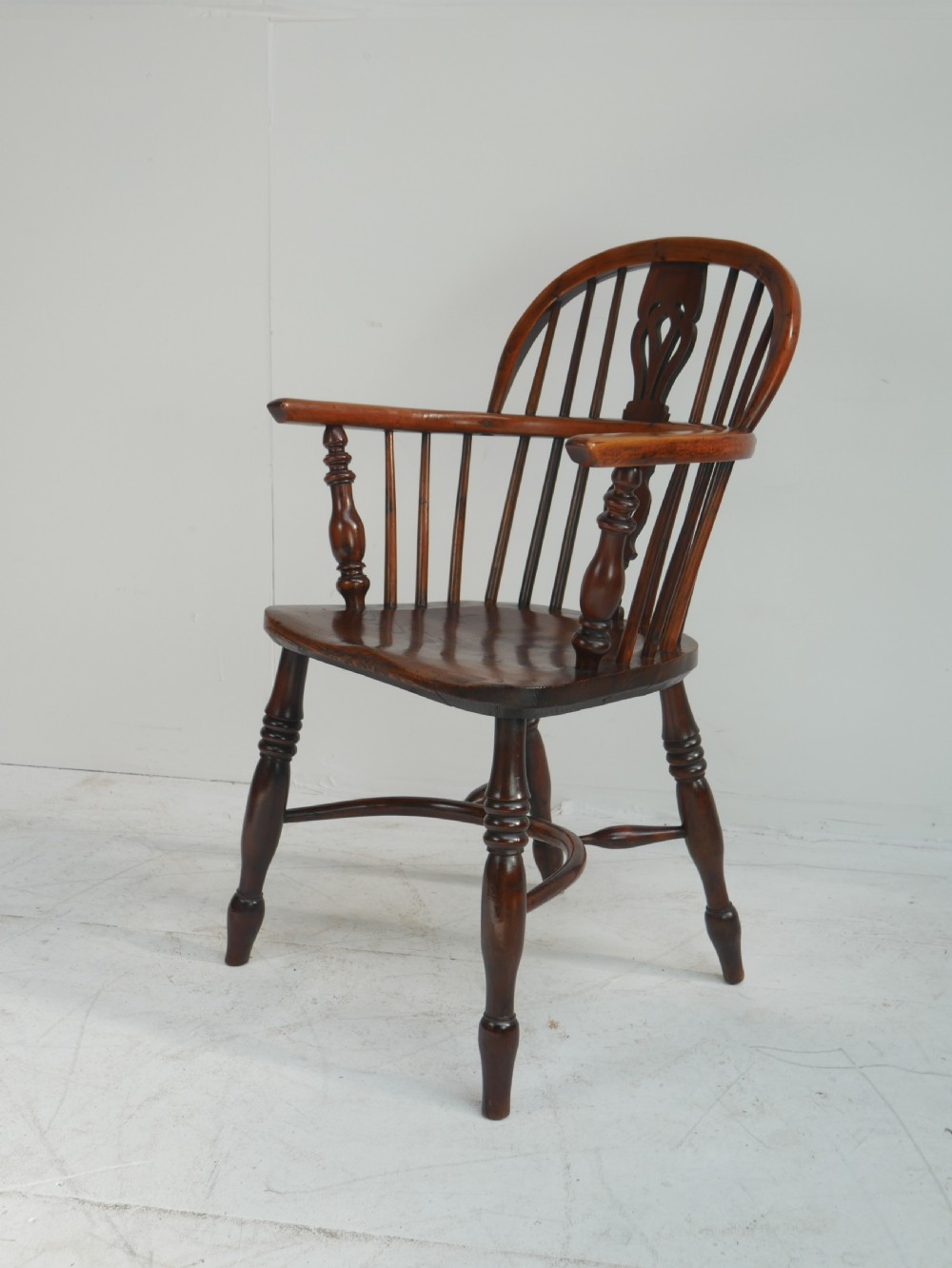 Regency Yew Windsor Armchair View II