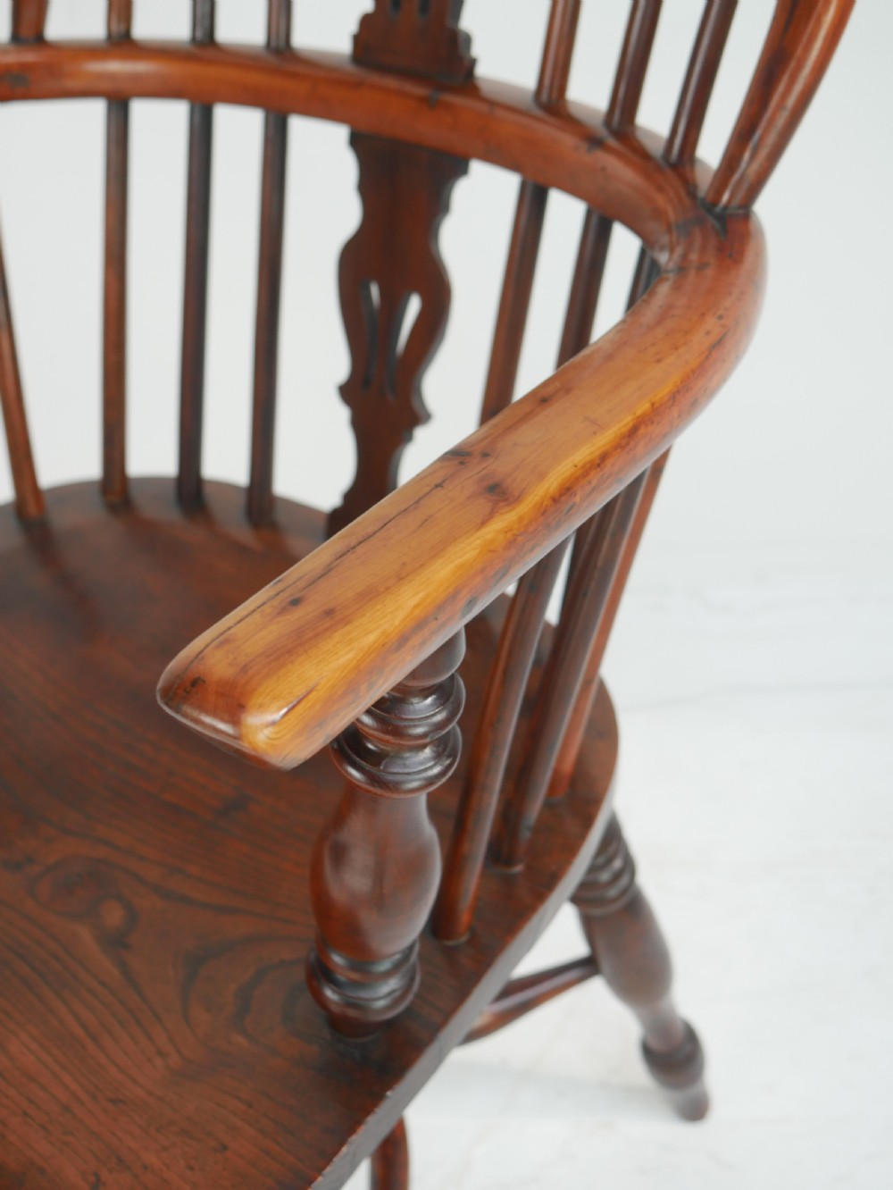 Regency Yew Windsor Armchair View IV