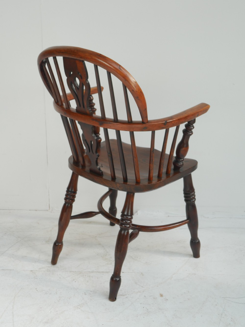 Regency Yew Windsor Armchair View IX