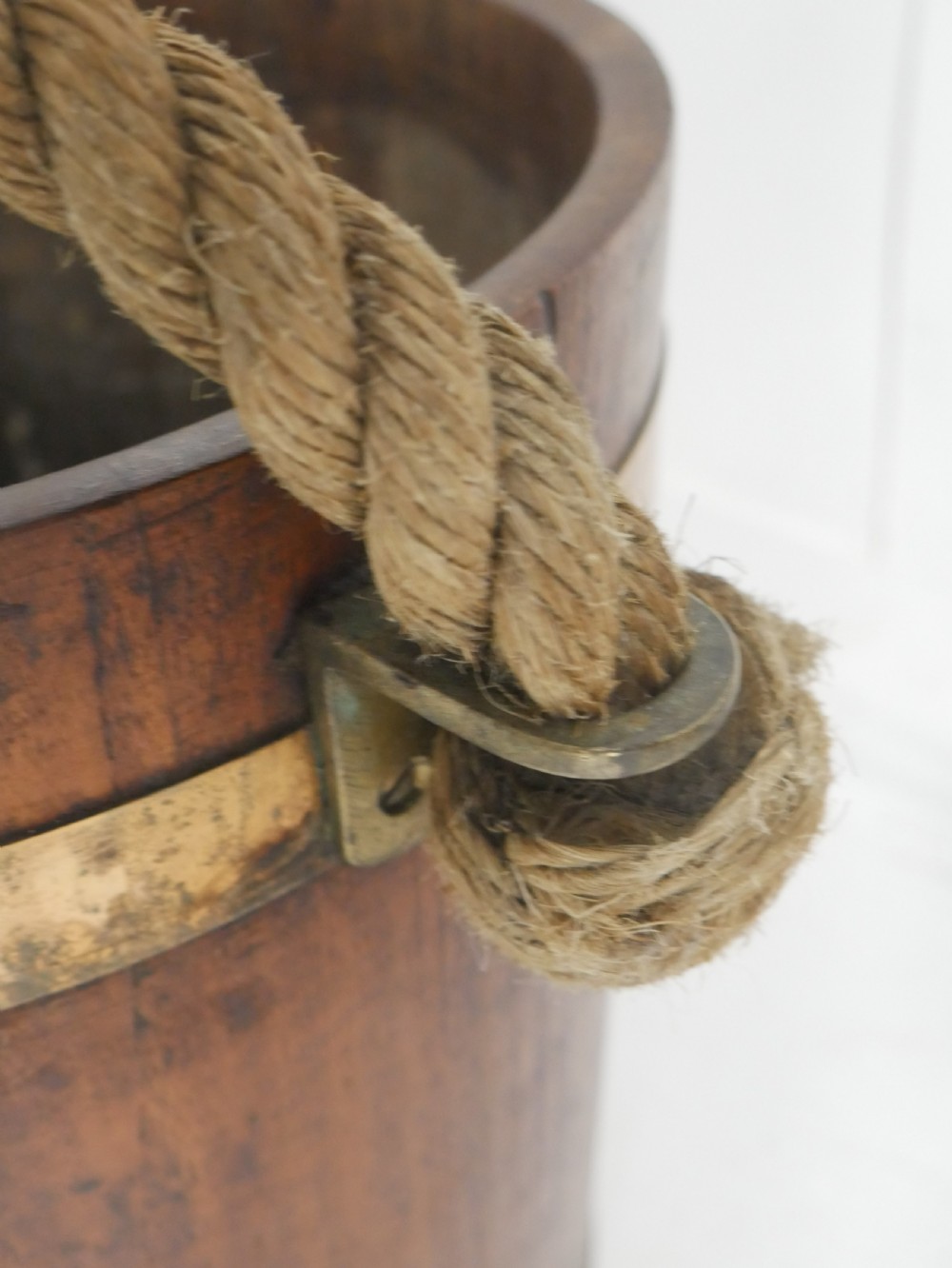 Royal Navy Oak Fire Bucket View IV
