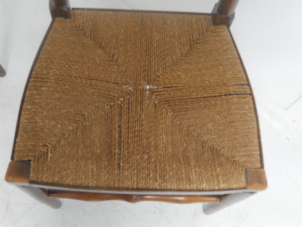 Pair Oak Sussex Chairs View IV