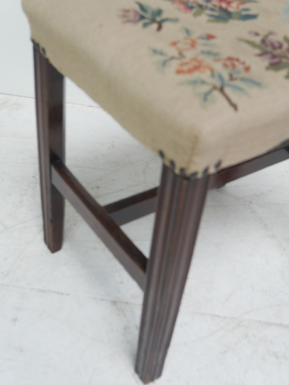 Georgian Needlepoint Stool View III