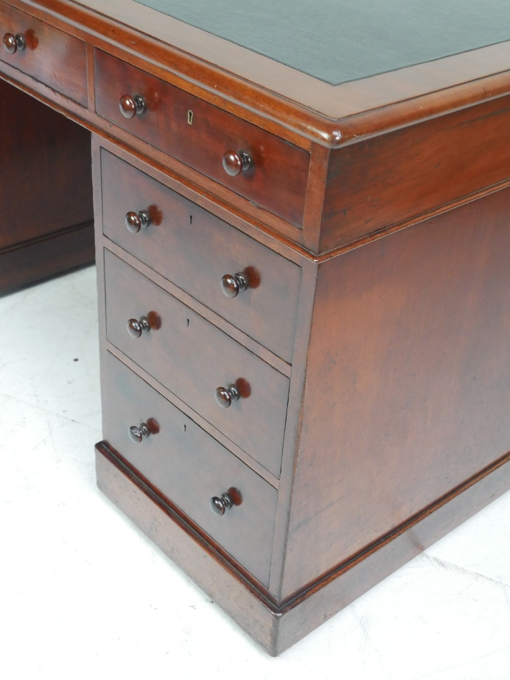 Scottish Mahogany Partners Desk View VI