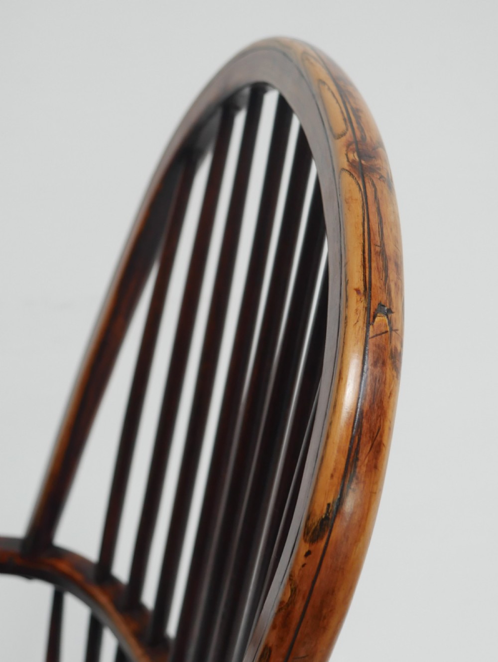 19thC Hoop Back Windsor Armchair View X