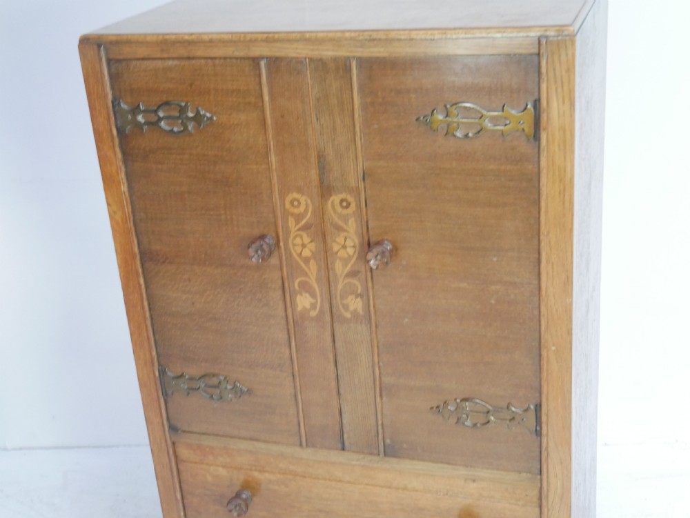 1920s Oak Tallboy View VI