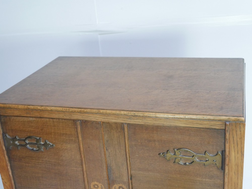 1920s Oak Tallboy View VII