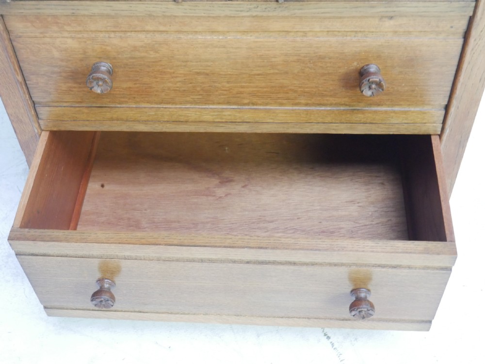 1920s Oak Tallboy View X
