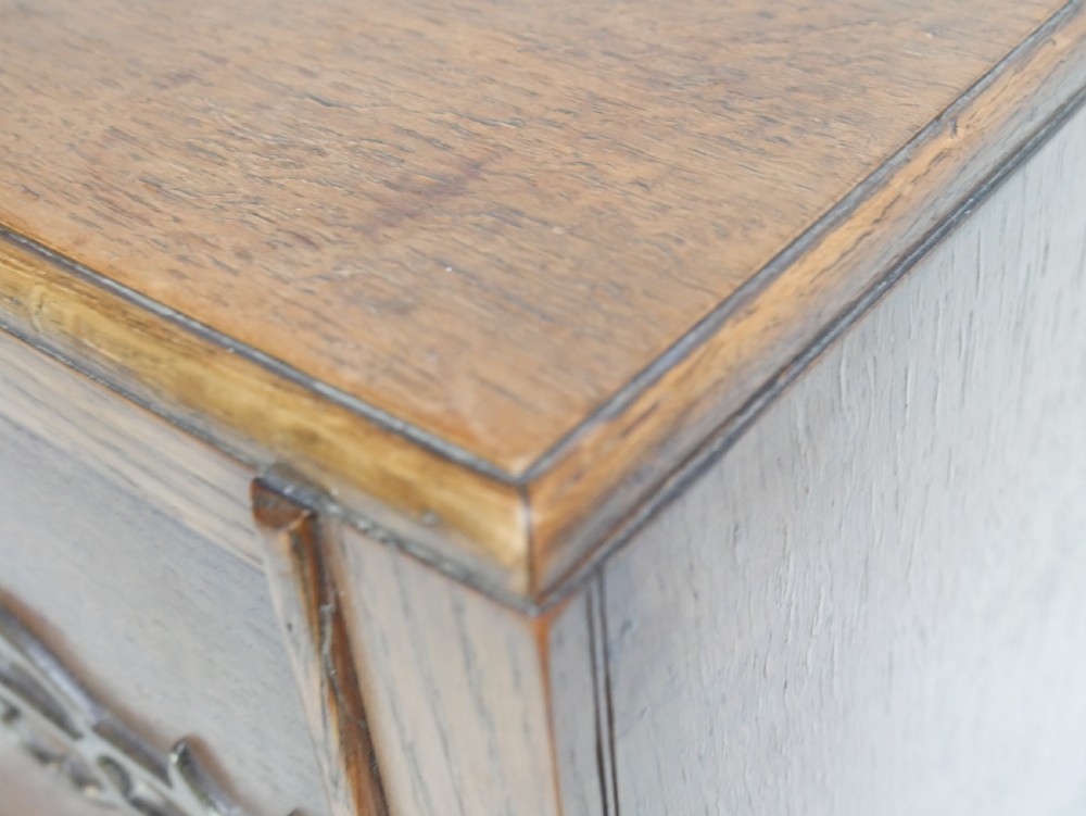 1920s Oak Tallboy View XV