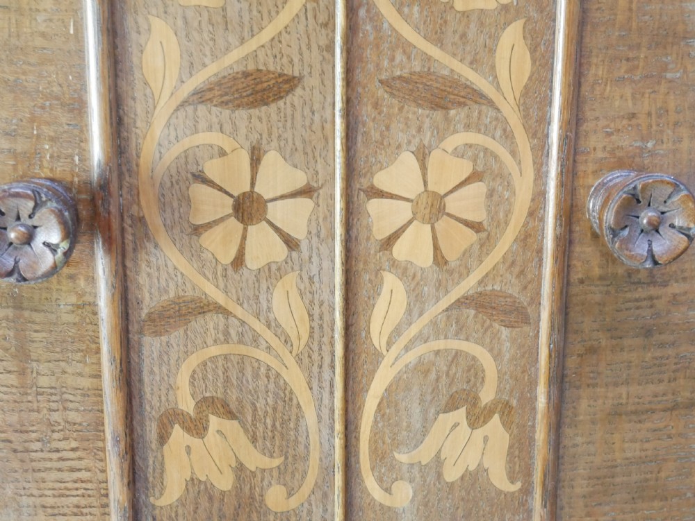 1920s Oak Tallboy View XVI