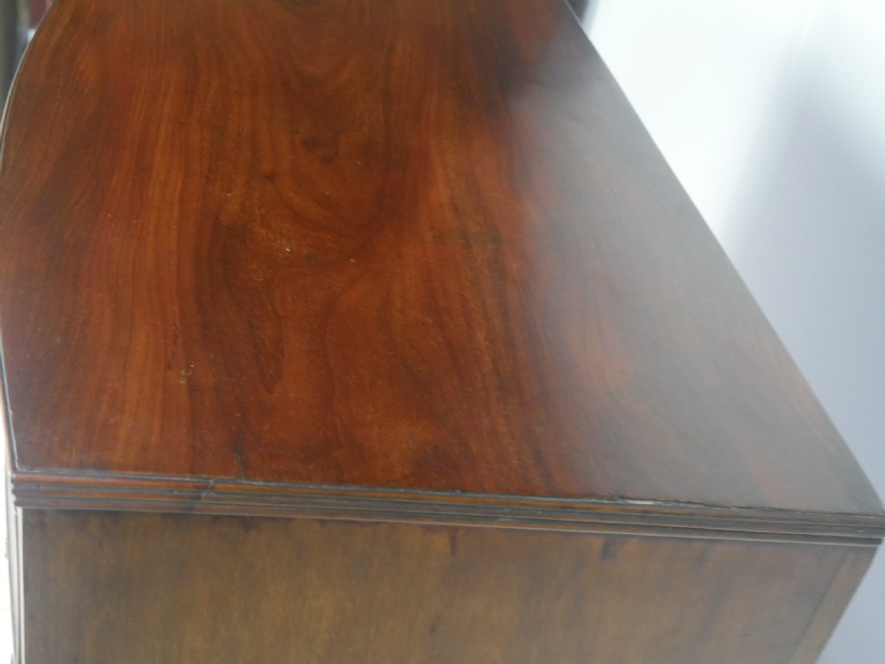 Tall Regency Bow Chest of Drawers View VII