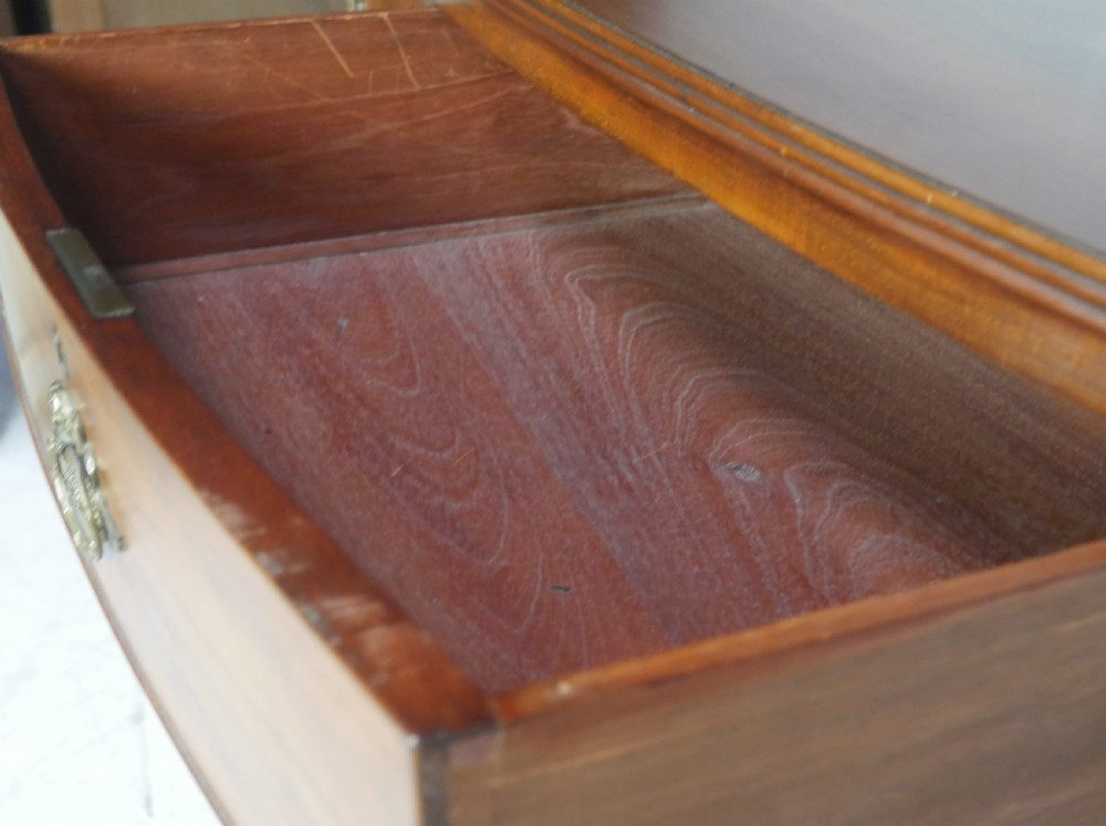 Tall Regency Bow Chest of Drawers View VIII