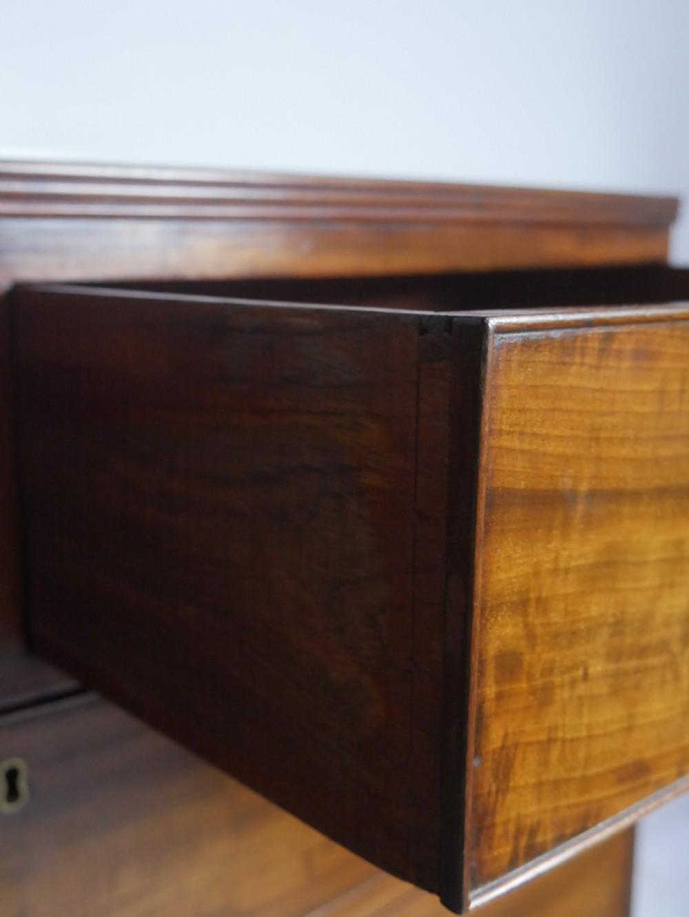 Tall Regency Bow Chest of Drawers View IX