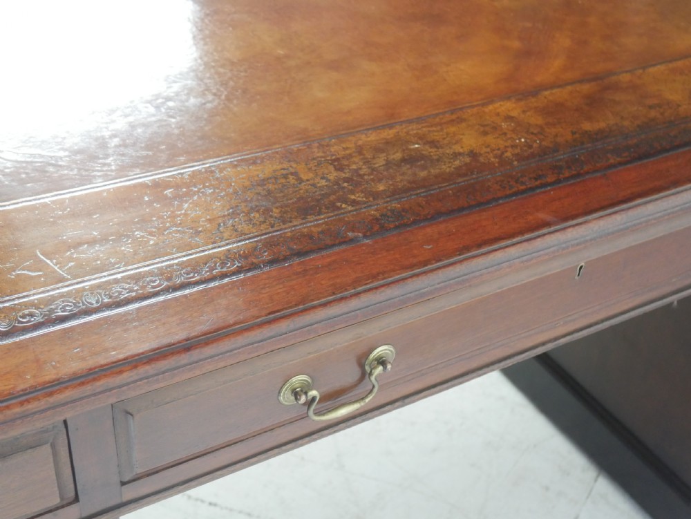 Large Partners Kneehole Desk View IX
