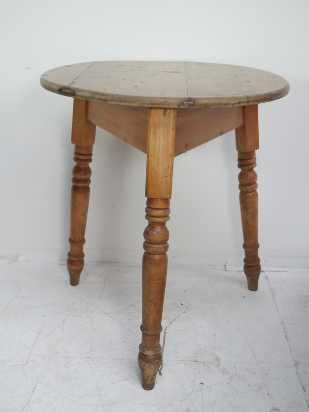 19thC Pine Cricket Table