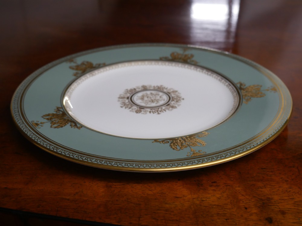 Fine Set 12 Wedgewood Plates 27cm View VIII