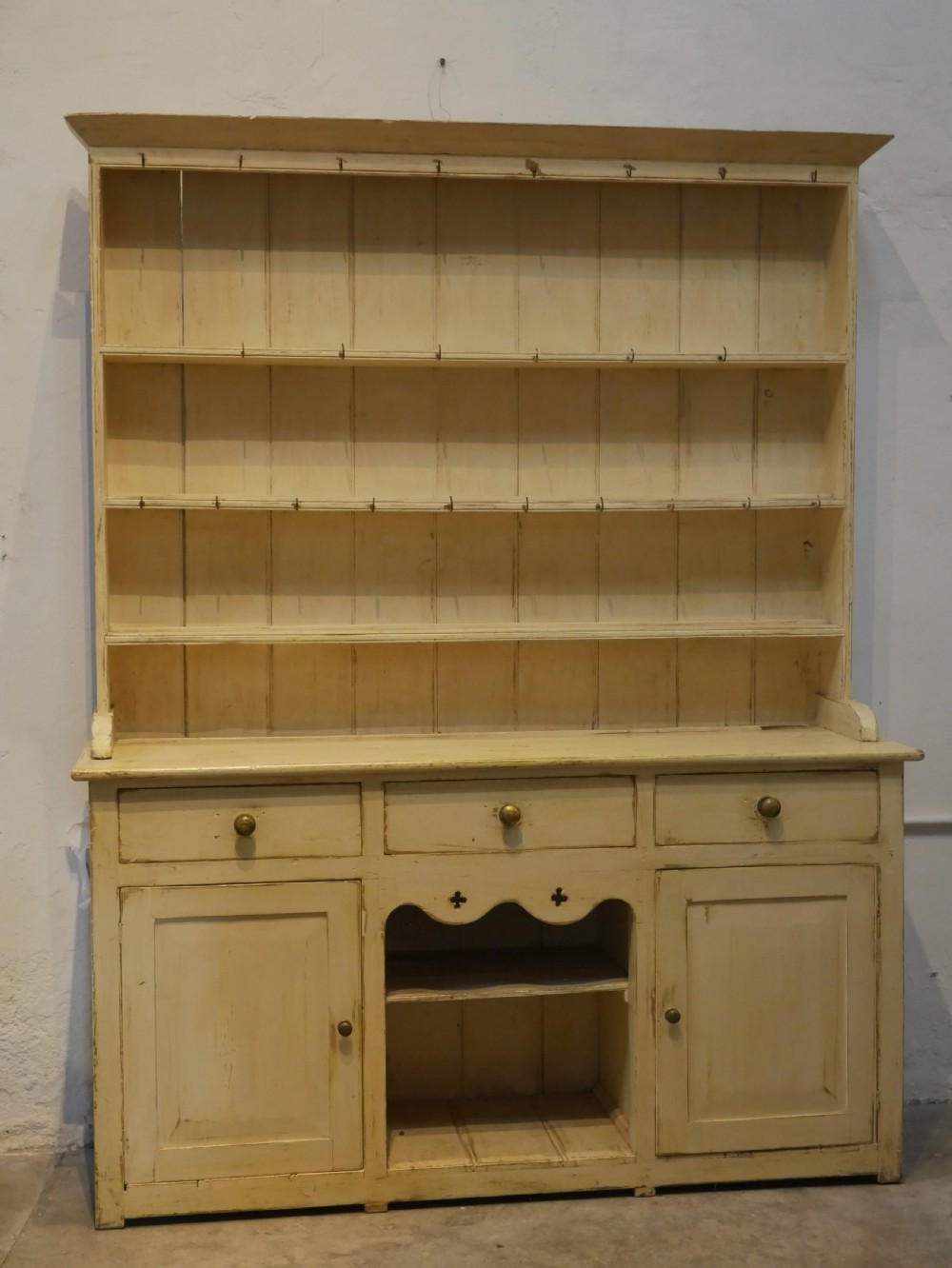 19th Century Painted Pine Dresser
