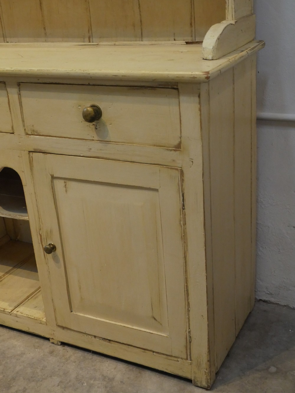 19th Century Painted Pine Dresser View II