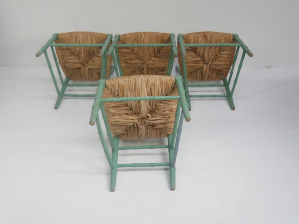 Set of 4 Painted Chairs View XI
