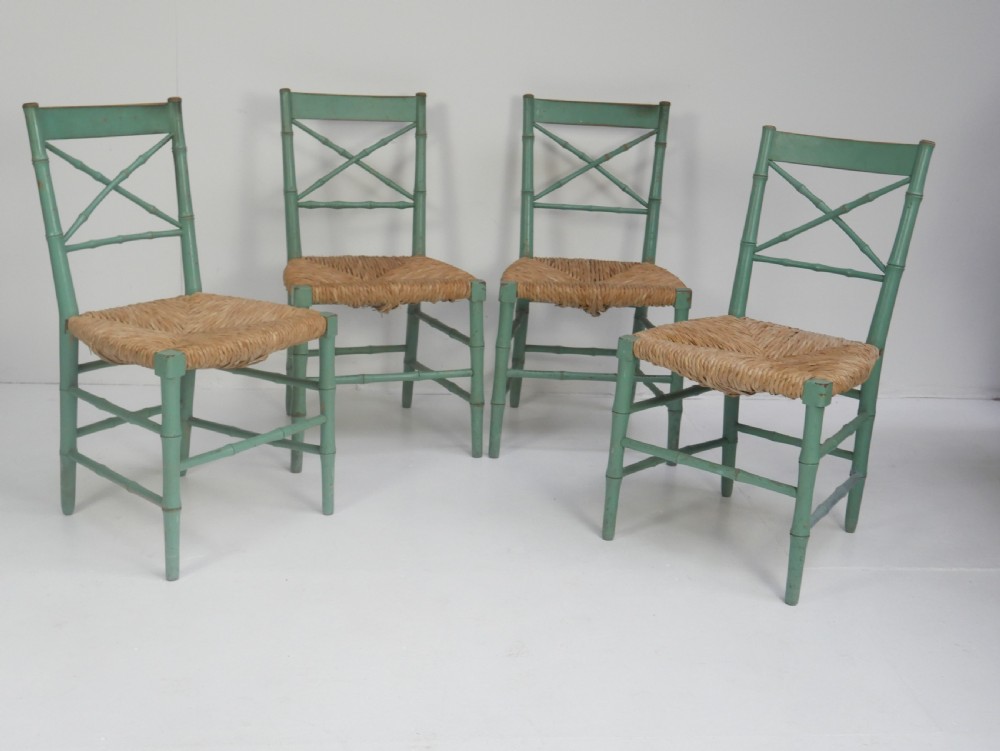 Set of 4 Painted Chairs View XII