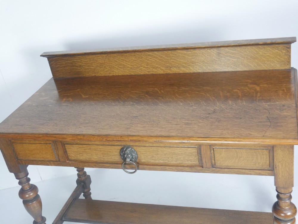 Scottish Oak Console Table View III