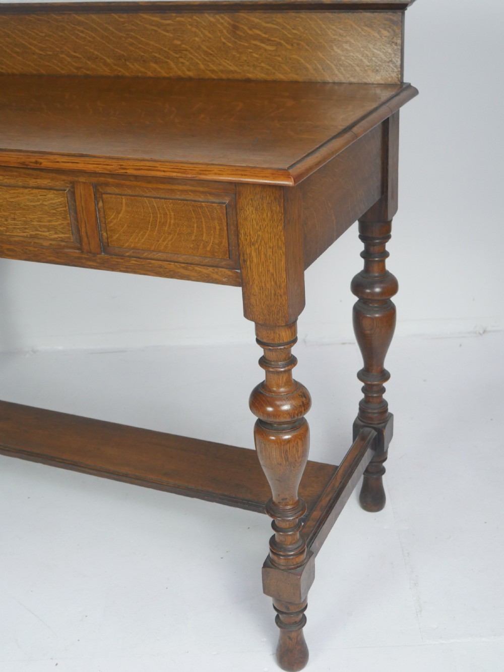 Scottish Oak Console Table View VII