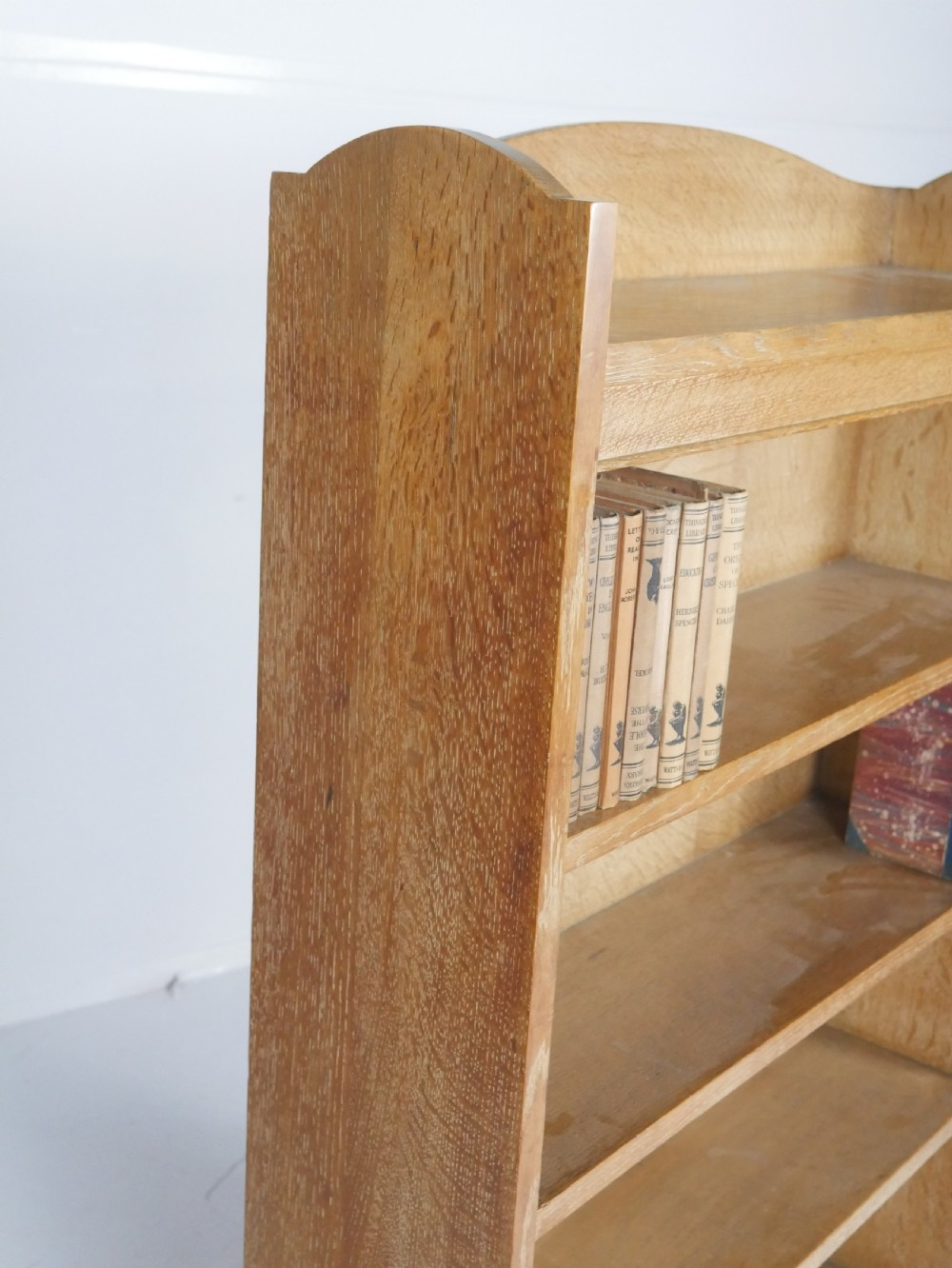 Heals Oak Bookcase 122cm High View II