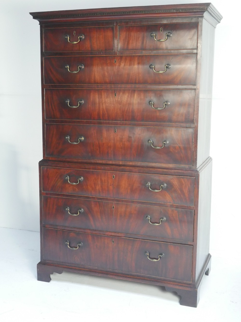 Georgian Mahogany Tallboy  177cm high View II