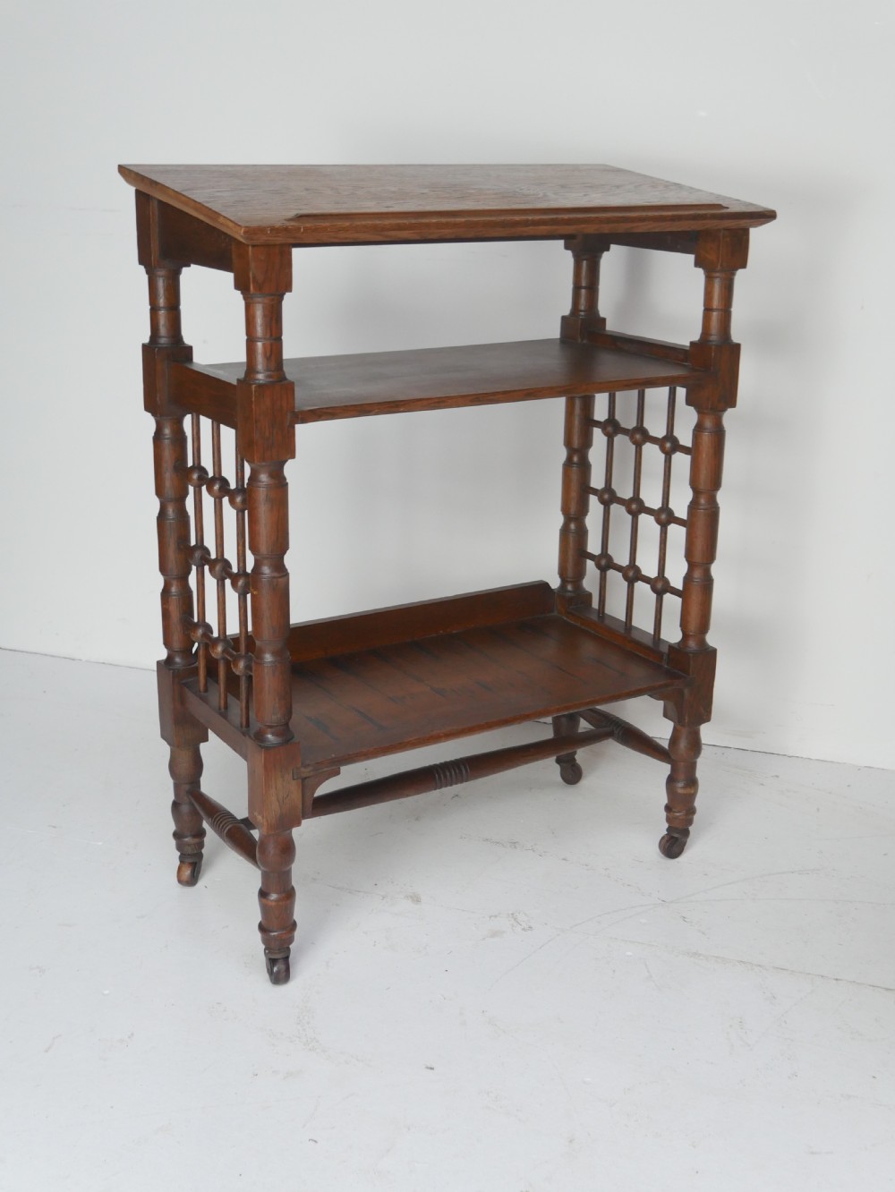 Liberty & Co Oak Book Table View XI