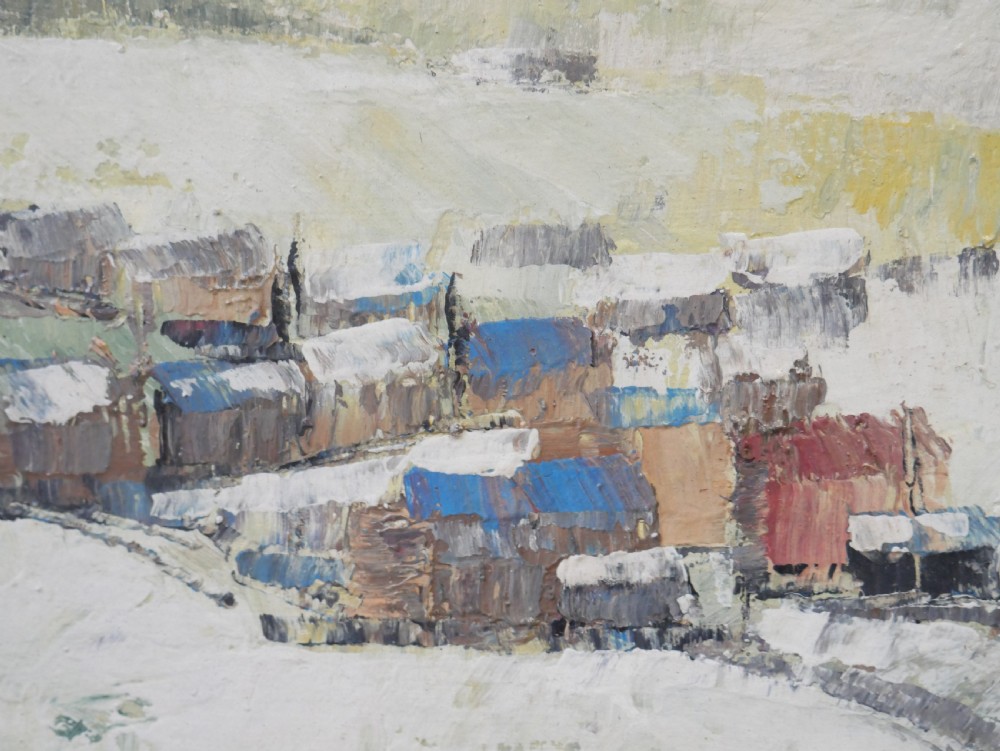 Winter Scene Oil Painting  View IV