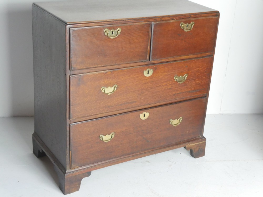 Small Georgian Oak Chest of Drawers View III
