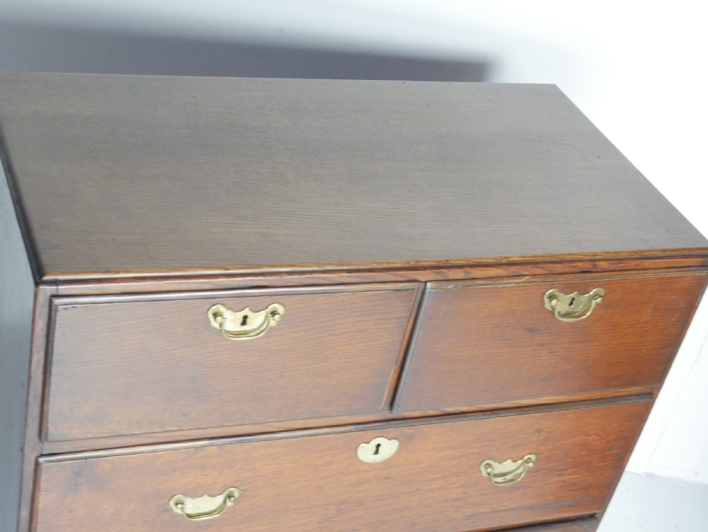Small Georgian Oak Chest of Drawers View VIII