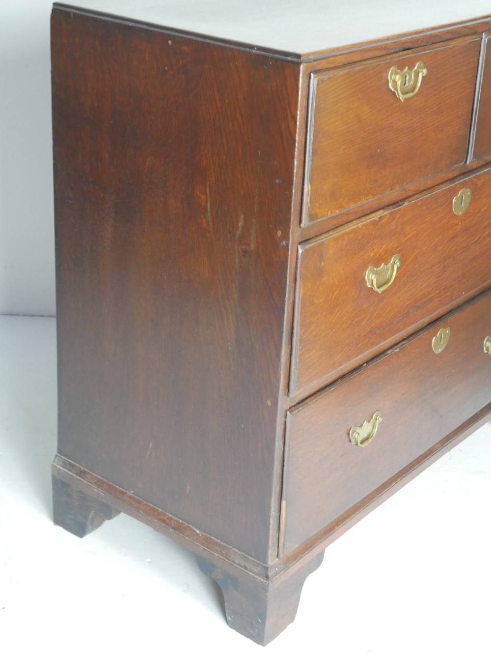 Small Georgian Oak Chest of Drawers View X