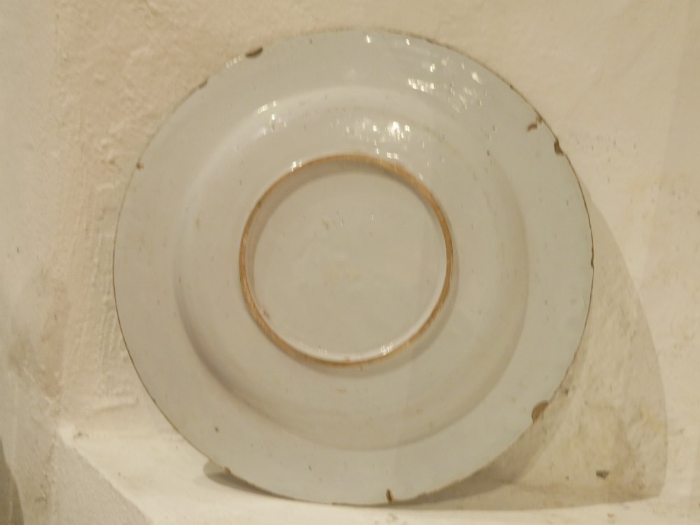 18thC Delft Charger 37.cm Wide View IV