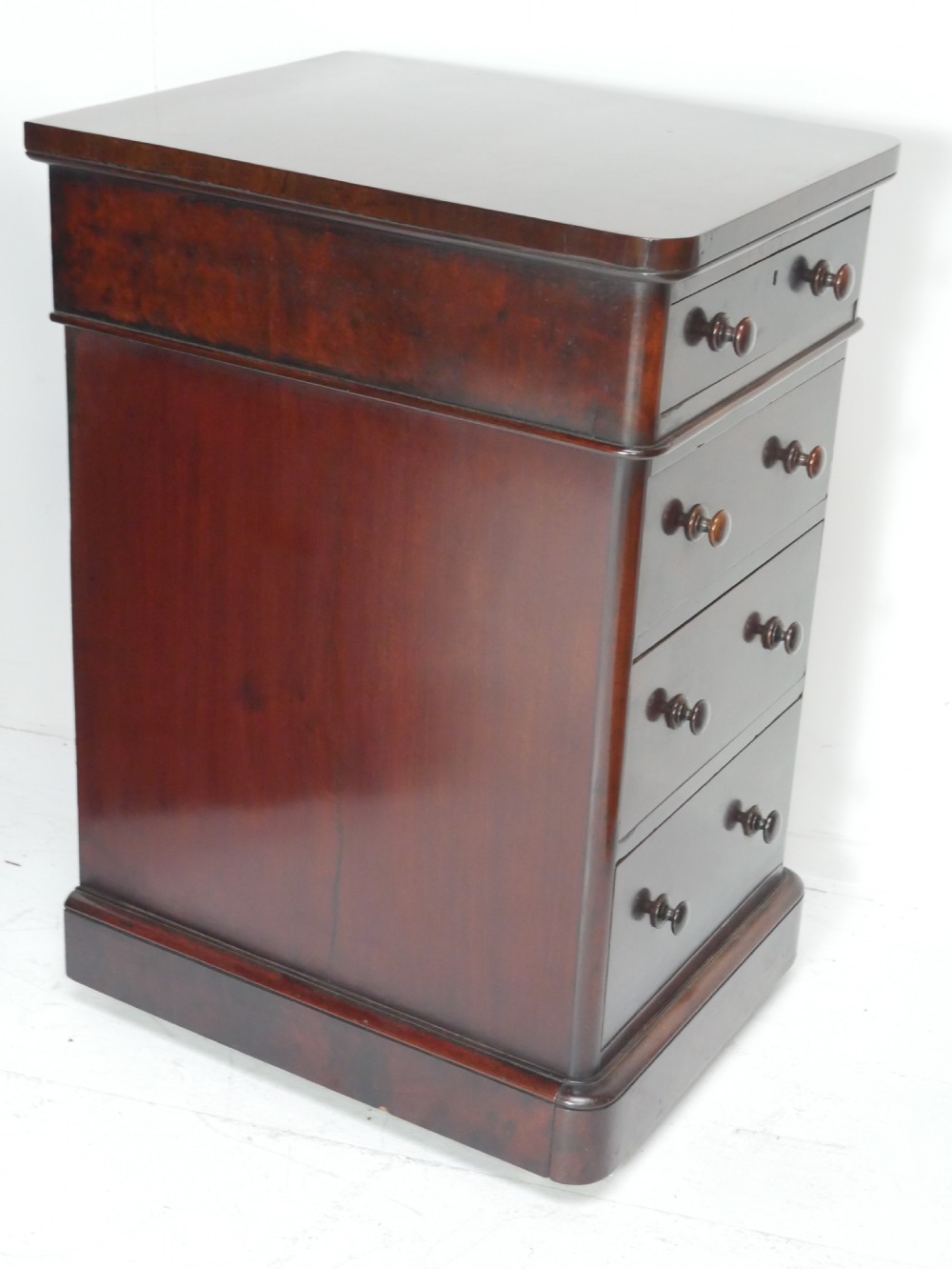  Pair Bedside Chest of Drawers Plum Pudding View VI