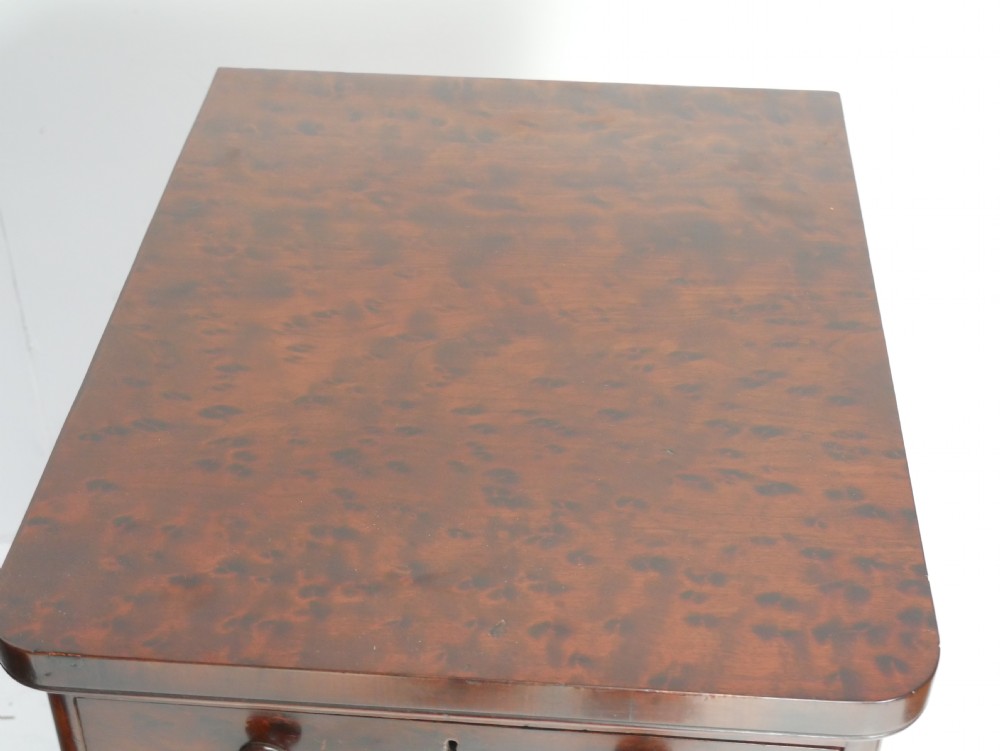  Pair Bedside Chest of Drawers Plum Pudding View VII