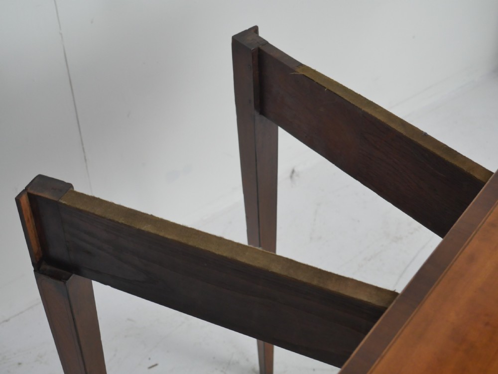 18thC Satinwood Demi Lune Table View XI