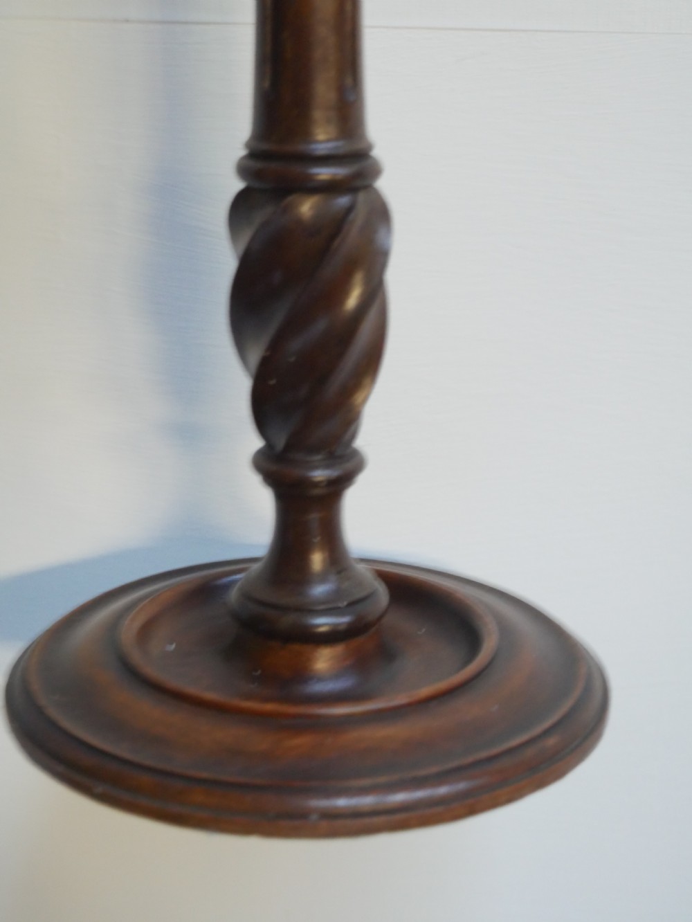 Pair Mahogany Candlesticks View VIII
