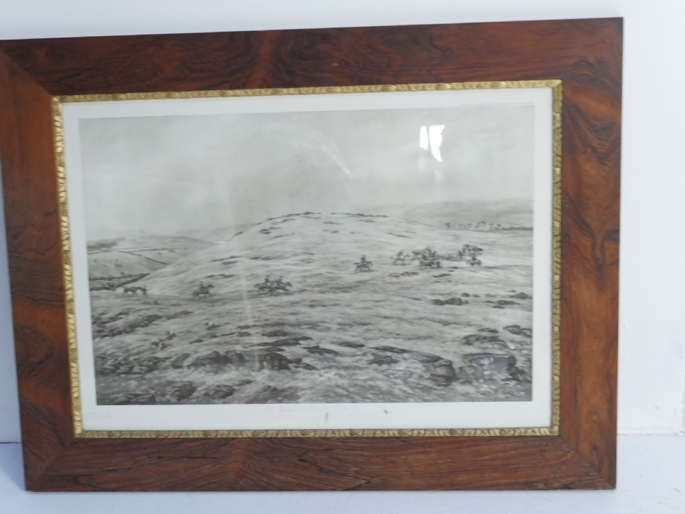 Set Four Hunting Prints View VIII