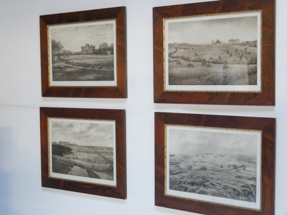 Set Four Hunting Prints View V