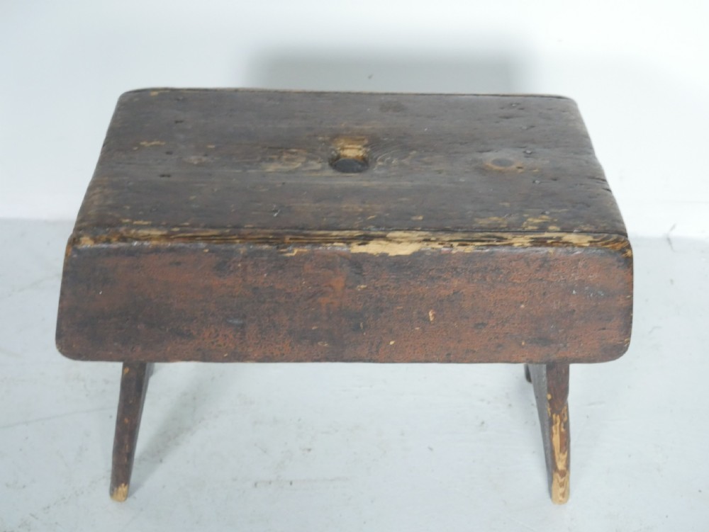 1800's Country Stool View IV