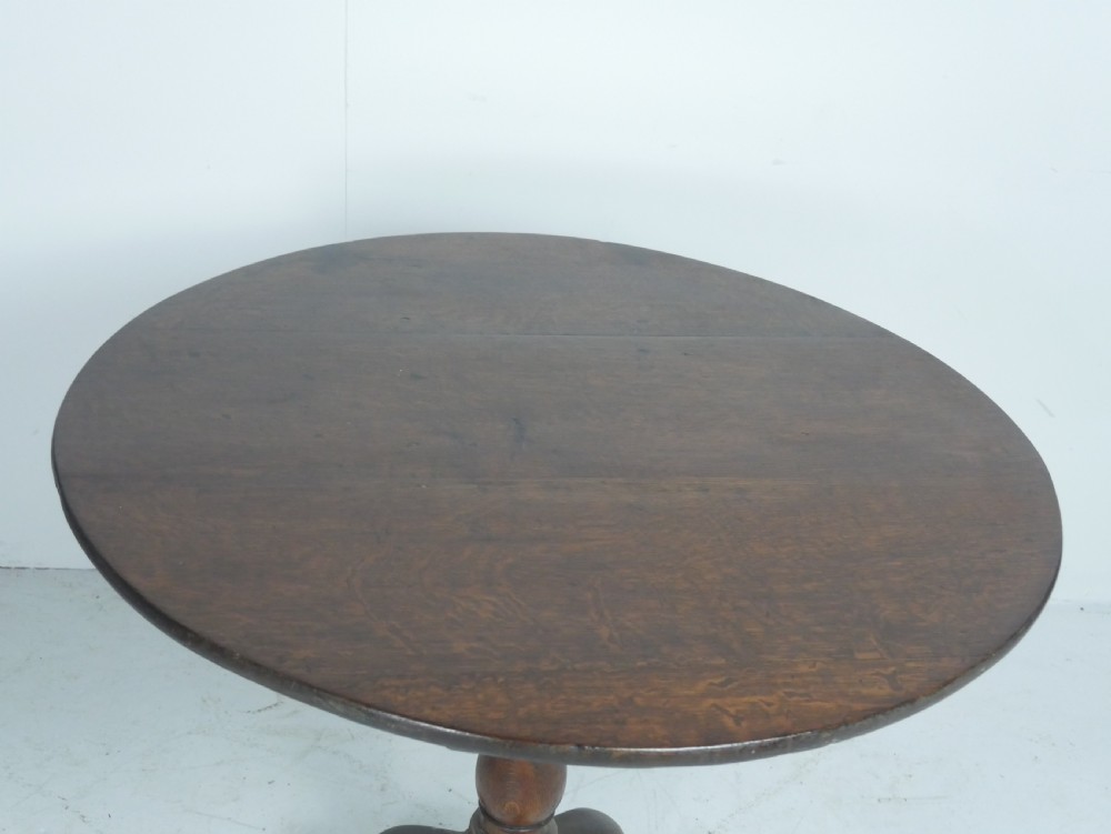 Large Georgian Oak Tilt Table  View IV