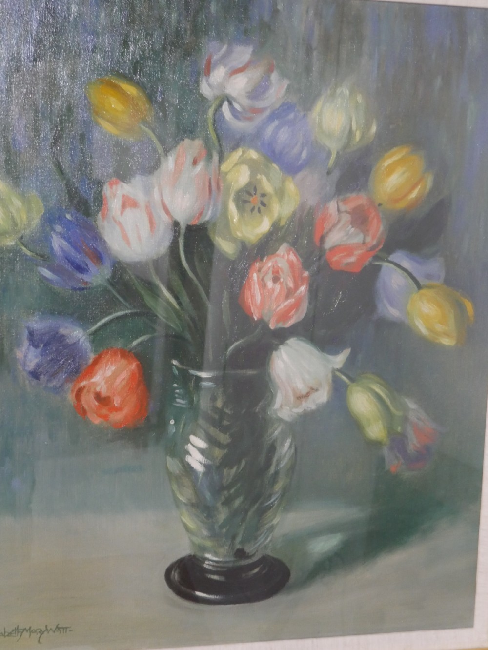 Scottish Painting  Bunch of Tulips   View II
