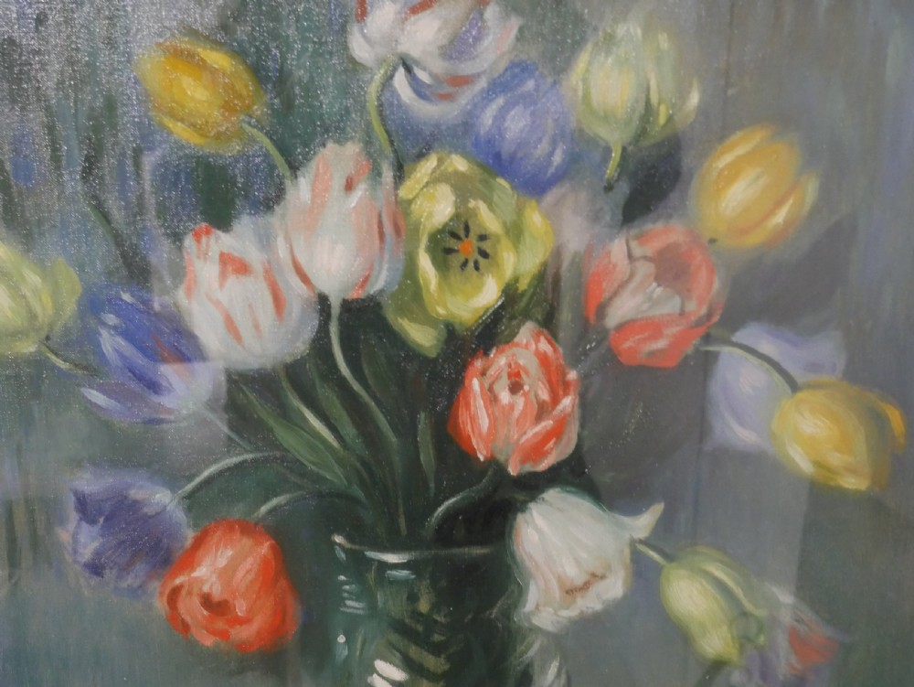 Scottish Painting  Bunch of Tulips   View IV